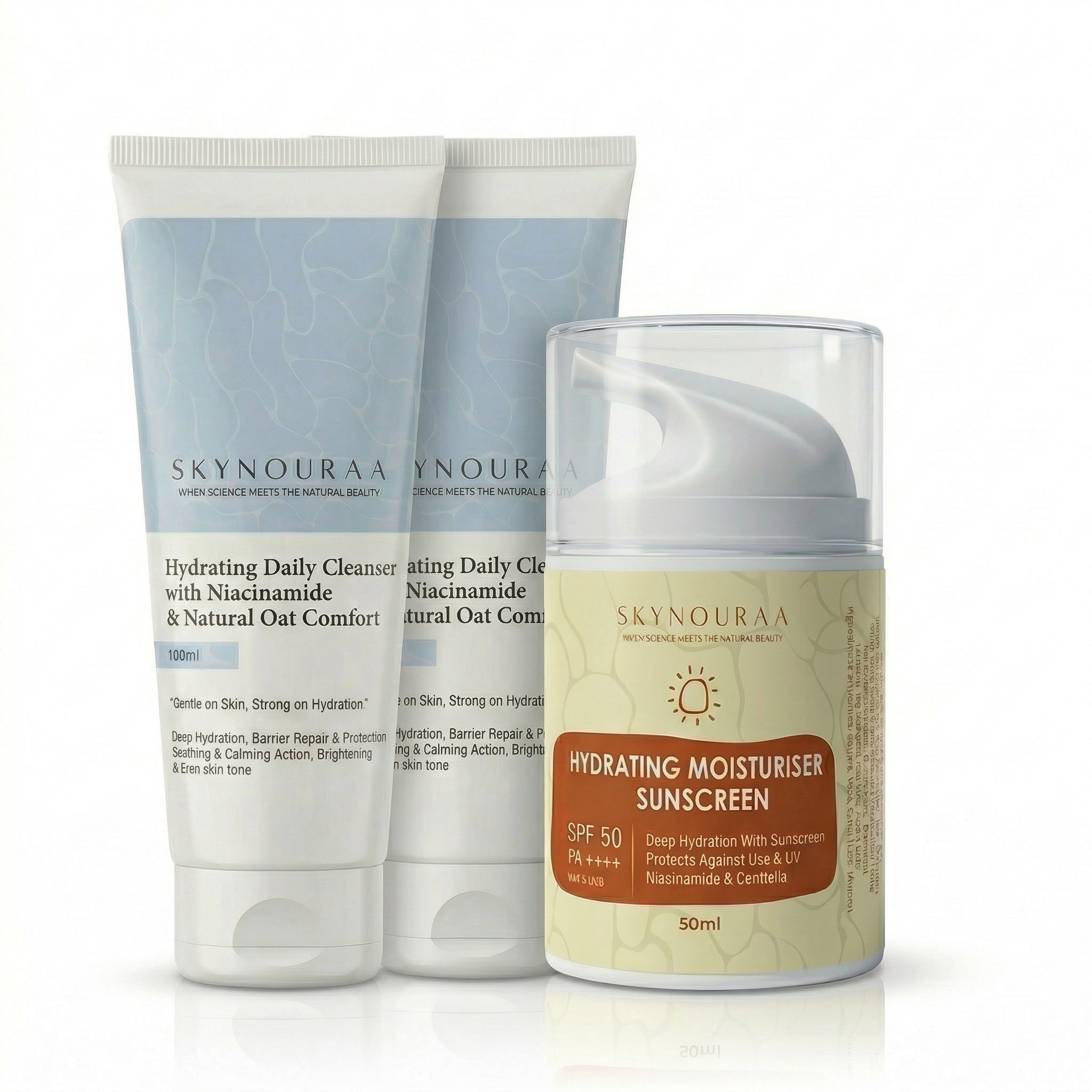 Value Saver Combo 💧 (2 Cleanser + 1 Sunscreen) – Extra Discount Pack | Limited Time Offer 💥
