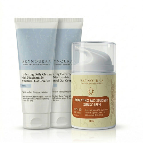 Value Saver Combo 💧 (2 Cleanser + 1 Sunscreen) – Extra Discount Pack | Limited Time Offer 💥