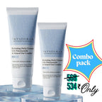 Skynouraa Hydrating Daily Cleanser | Niacinamide, Oat Extract & Ceramide Face Wash | Gentle, Non-Drying & Hydrating Formula | For All Skin Types Combo pack