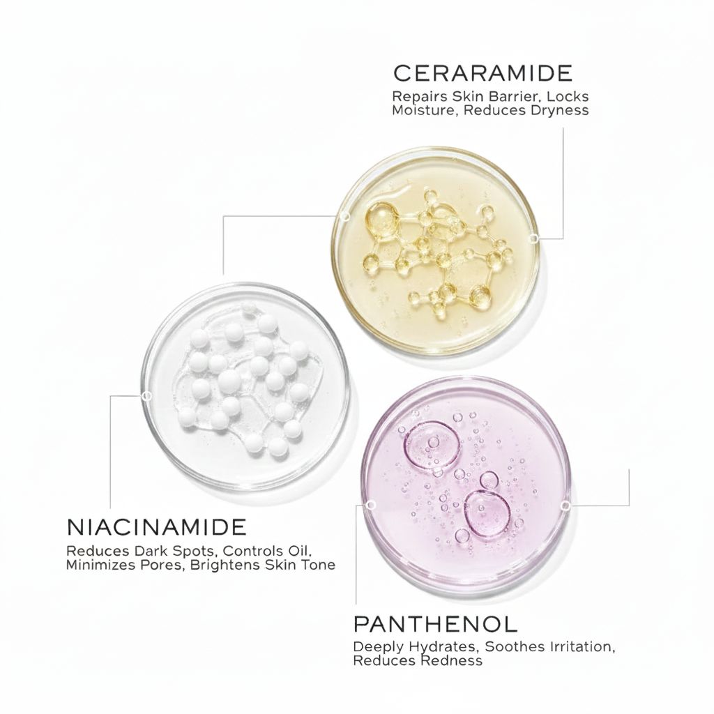 Hydrating daily cleanser with niacinemide & natural oat comfort Combo pack