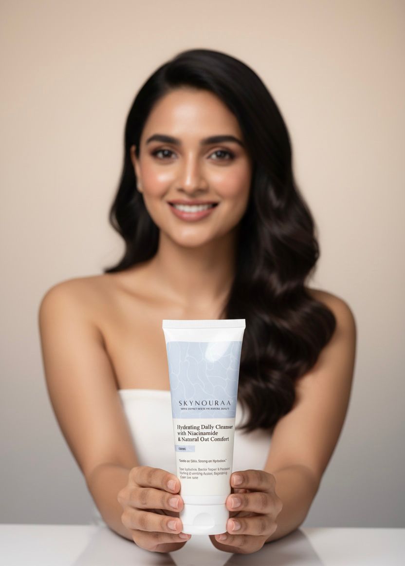 Hydrating daily cleanser with niacinemide & natural oat comfort Combo pack